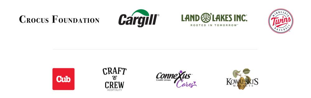 Sponsor logos for 24 Hour Harvest 2023