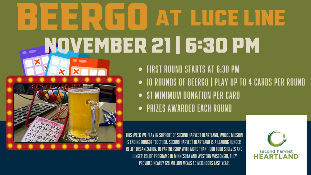 Luce Line Brewing BeerGo flier