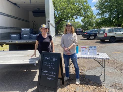 A prepared meal distribution at UMN-Twin Cities