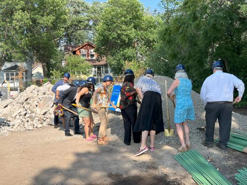 Keystone Community Services officially breaks ground for their new Community Food Center